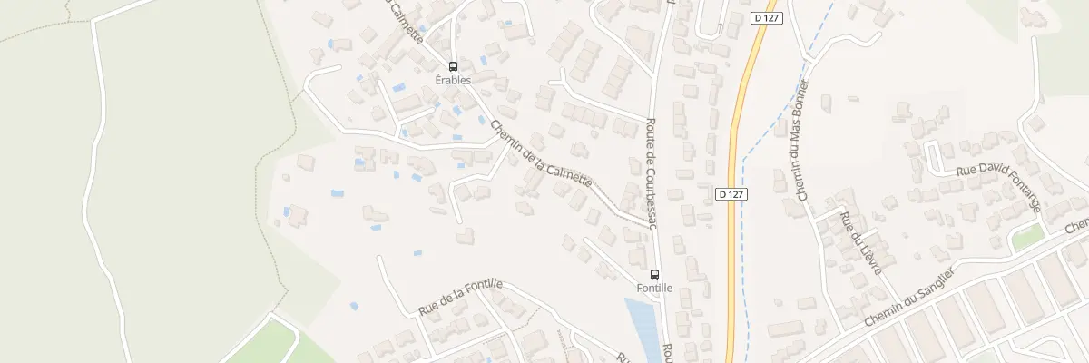 Plan du 109 Che de la Calmette à Nîmes