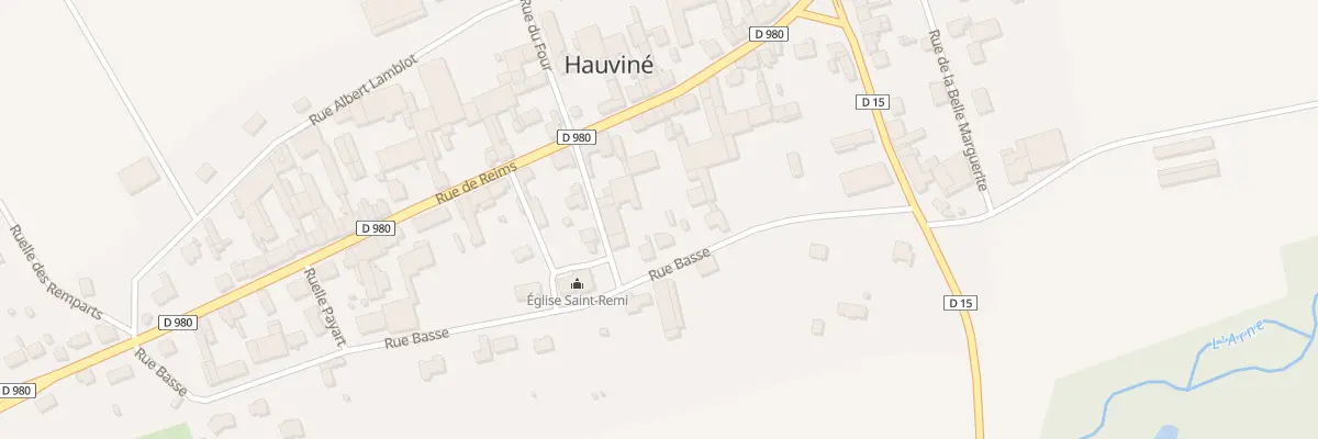 Plan du 11 Rue Basse à Hauviné