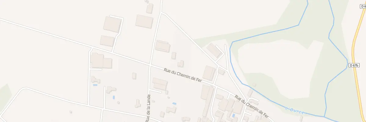 Plan du 2 Rue du Chemin de Fer à Celles-sur-Ource