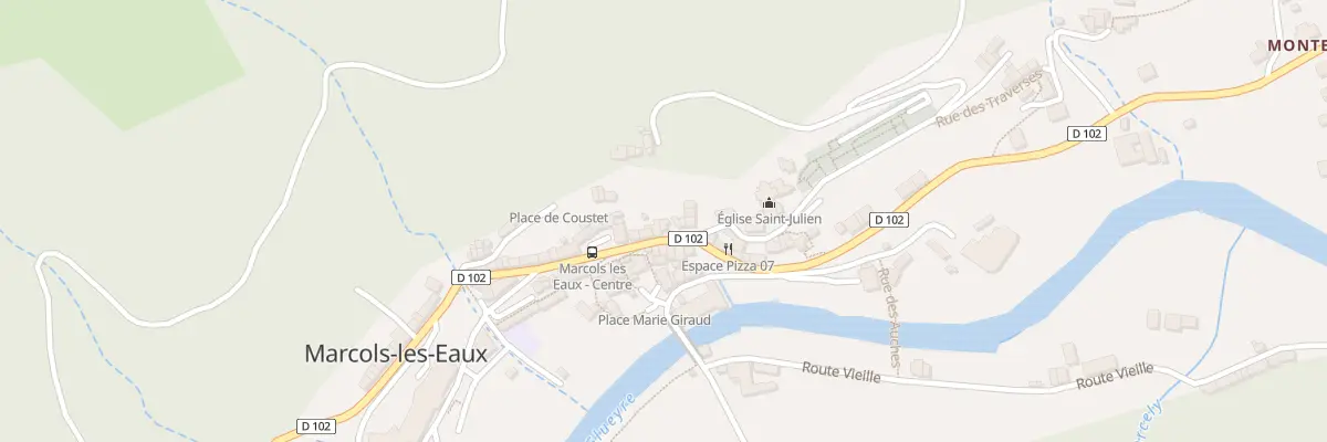 Plan du 5126 Le Bourg à Marcols-les-Eaux