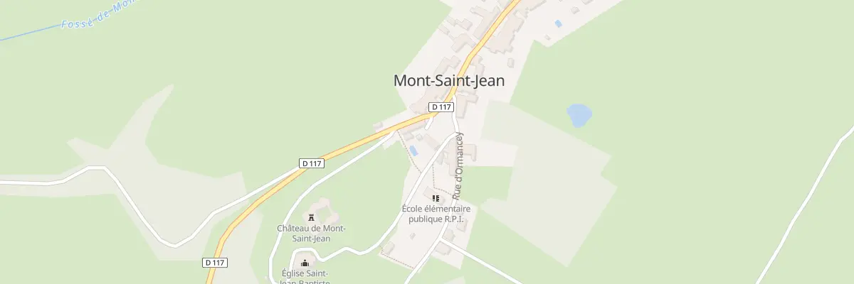 Plan du 1 Rue des Promenades à Mont-Saint-Jean