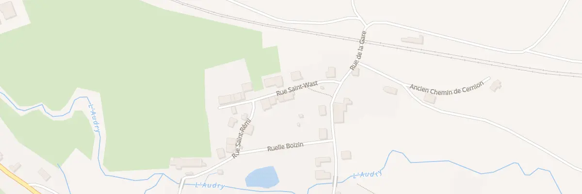 Plan du 1 Rue Saint-wast à Logny-Bogny