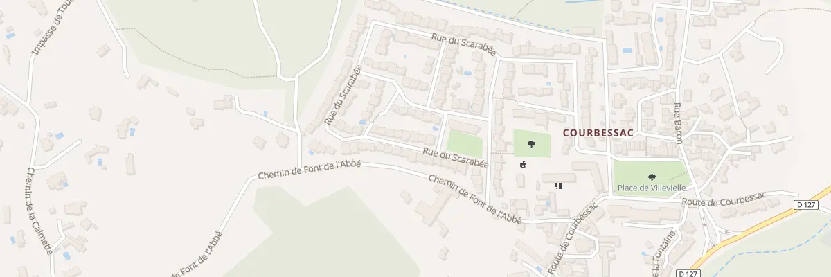 Plan du 719 Rue du Scarabée à Nîmes
