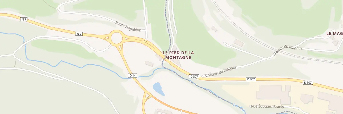 Plan du 1 Che du VERMARE à Tarare
