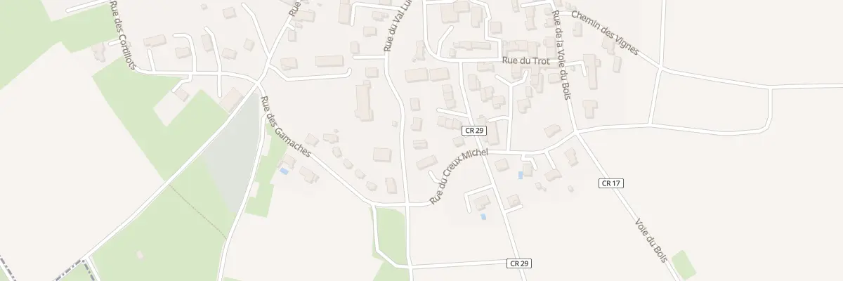 Plan du 9 Rue du Val Lune à Celles-sur-Ource