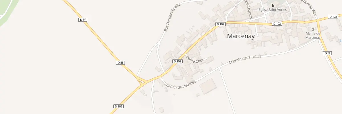 Plan du 7A Rue Principale à Marcenay