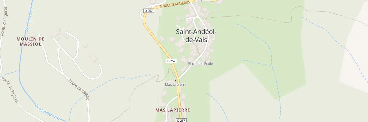 Plan du 303 Rte d’Aubenas à Saint-Andéol-de-Vals