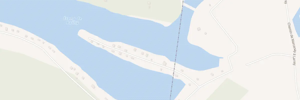 Plan du 64 Etang de Bailly à Villedieu