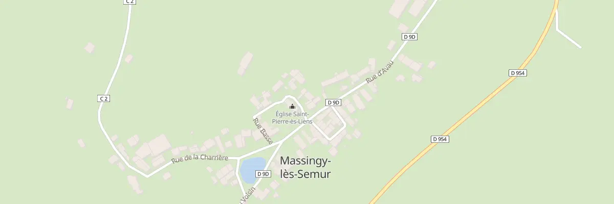 Plan du 2 Rue de l’Eglise à Massingy-lès-Semur
