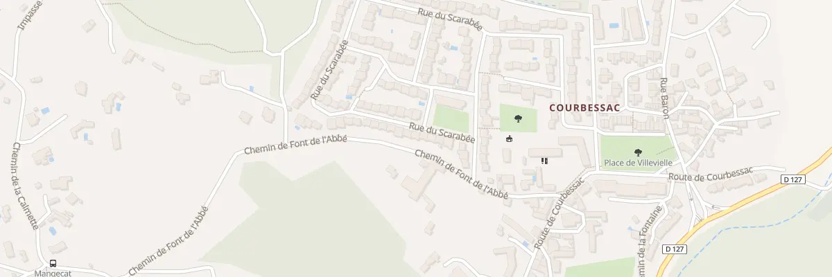 Plan du 738 Rue du Scarabée à Nîmes