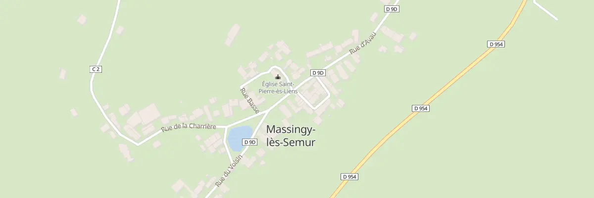 Plan du 6 Rue Avau à Massingy-lès-Semur