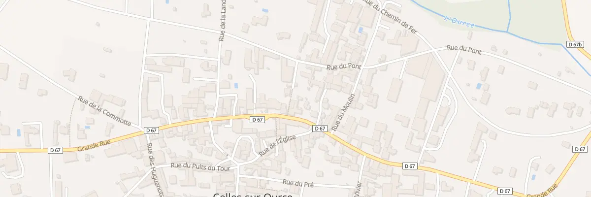 Plan du 2 Rle des Champs à Celles-sur-Ource