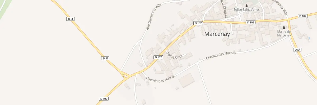Plan du 7B Rue Principale à Marcenay