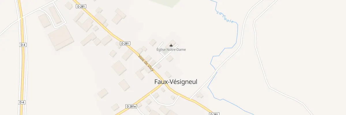 Plan du 2 Rue de l’Eglise à Faux-Vésigneul