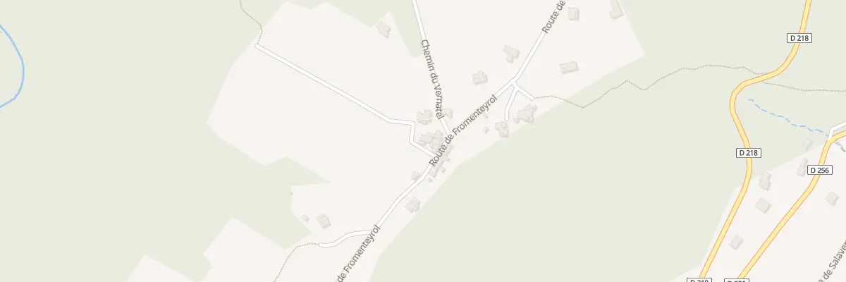 Plan du 582 Rte de Fromenteyrol à Saint-Julien-du-Serre