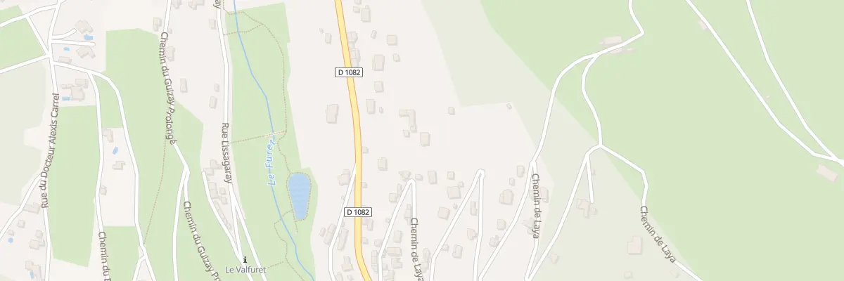 Plan du 21 Che de Laya à Saint-Étienne