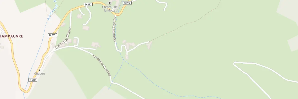 Plan du 260 Rte de Teyssier à Accons