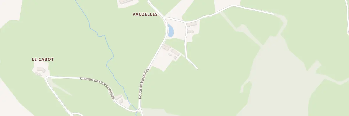 Plan du 1597 Rte de Vauzelles à Montmelard