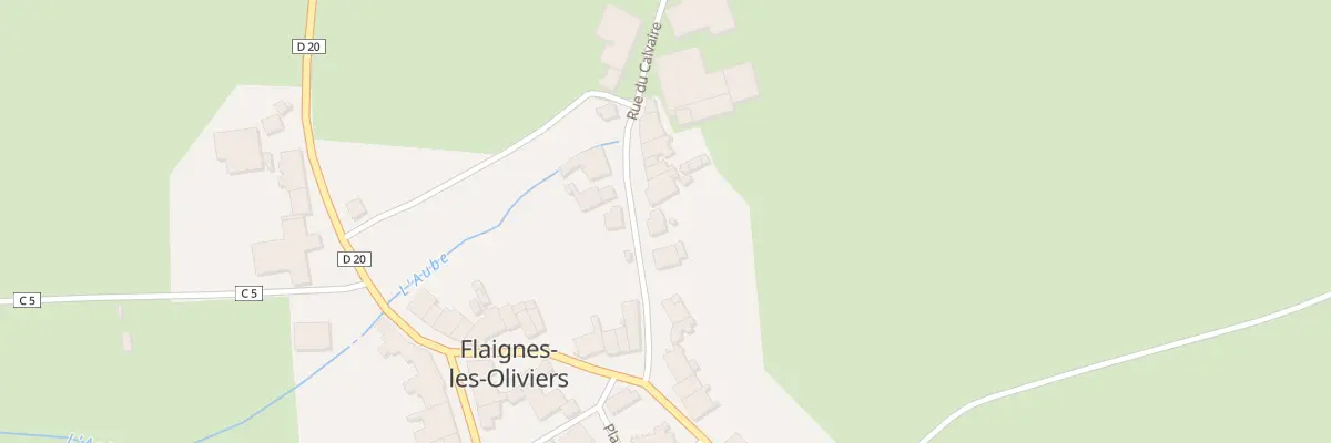 Plan du 4 Rue Calvaire à Flaignes-Havys