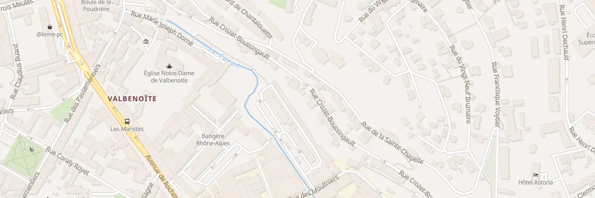 Plan du 56 Rue Crozet Boussingault à Saint-Étienne