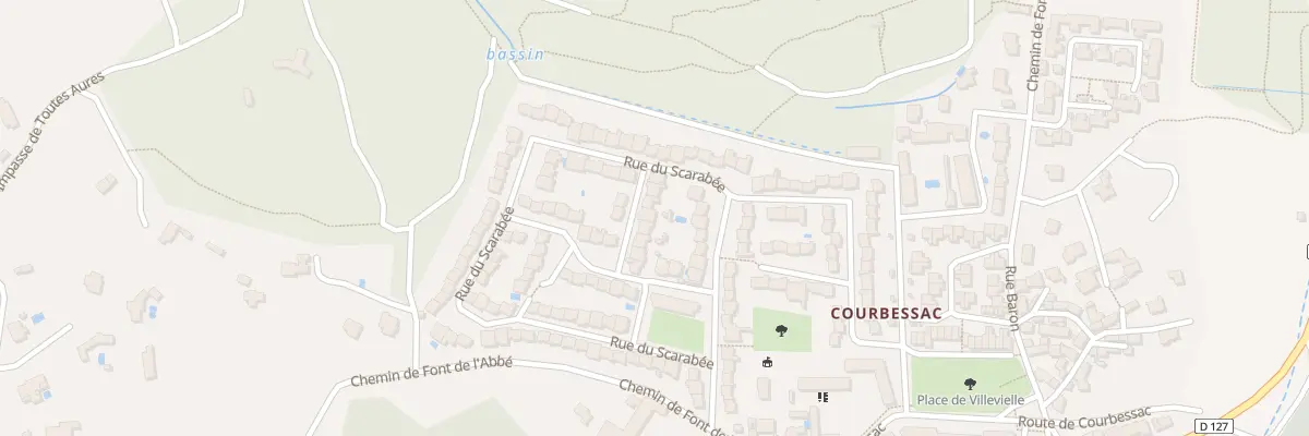 Plan du 44 Rue de la Coccinelle à Nîmes