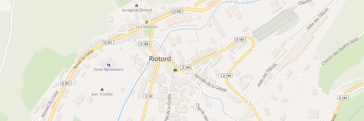Plan du 3 Rue du Felletin à Riotord