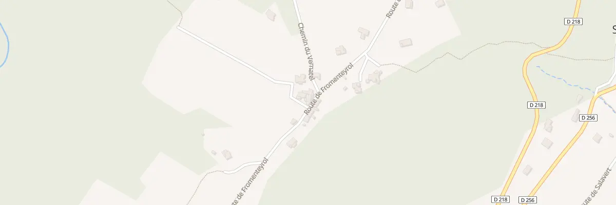 Plan du 580 Rte de Fromenteyrol à Saint-Julien-du-Serre