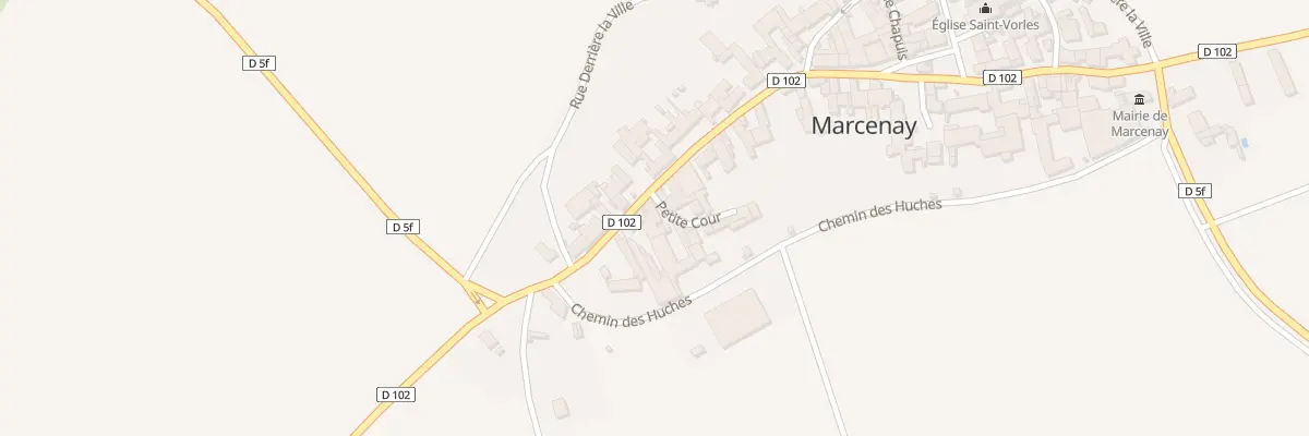 Plan du 2 Petite Cour à Marcenay