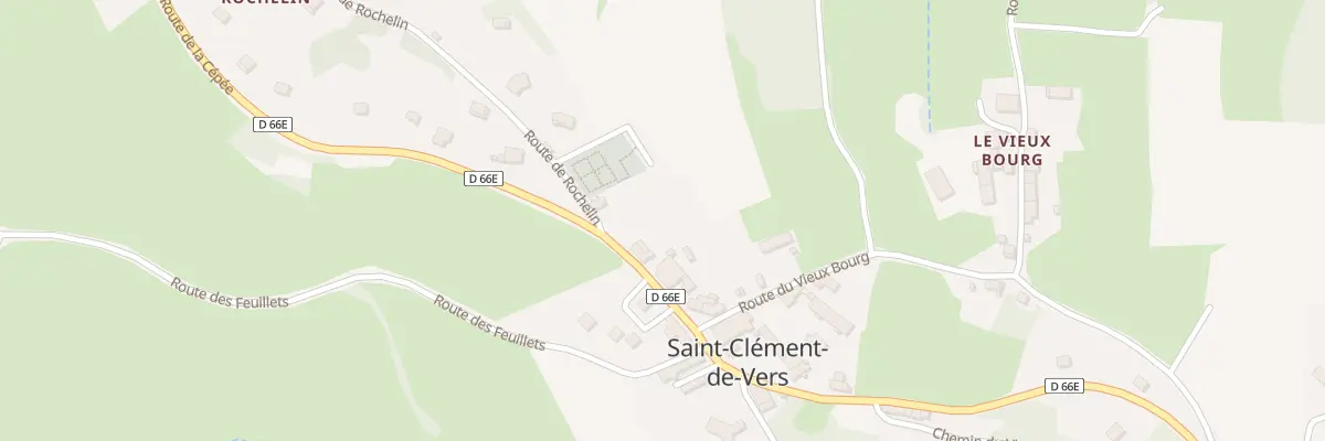 Plan du 78 Rte de la Cepee à Saint-Clément-de-Vers