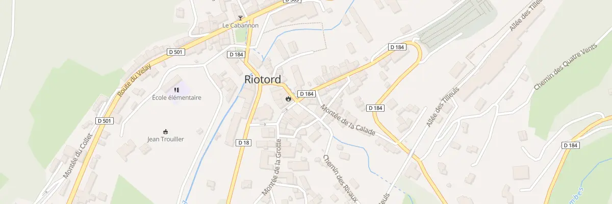 Plan du 2 Rue du Felletin à Riotord