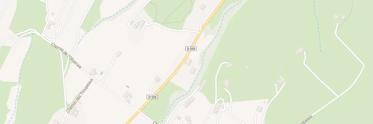 Plan du 1345 Rte de Ruoms à Lagorce