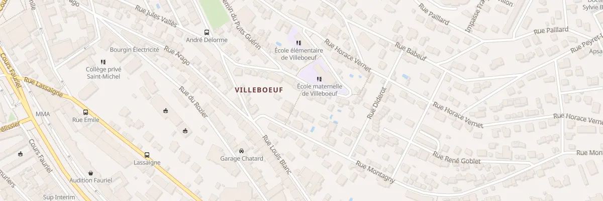 Plan du 10B Rue Horace Vernet à Saint-Étienne