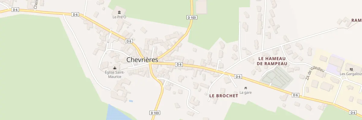 Plan du 5243 Le Bourg à Chevrières