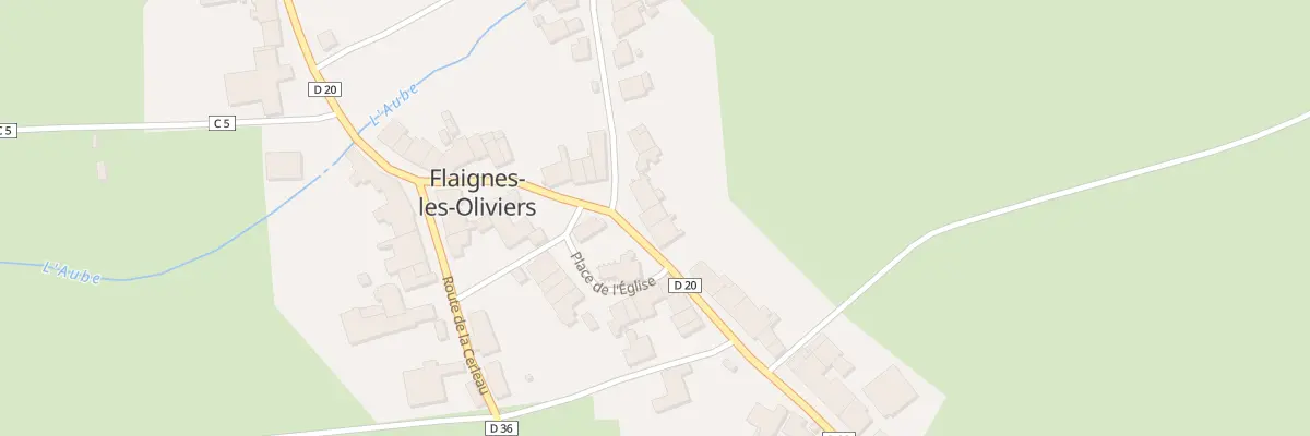 Plan du 5006 Le Village de Flaignes à Flaignes-Havys