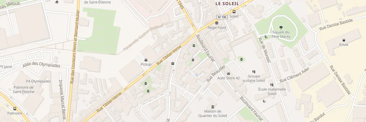 Plan du 48 Rue Louis Soulié à Saint-Étienne