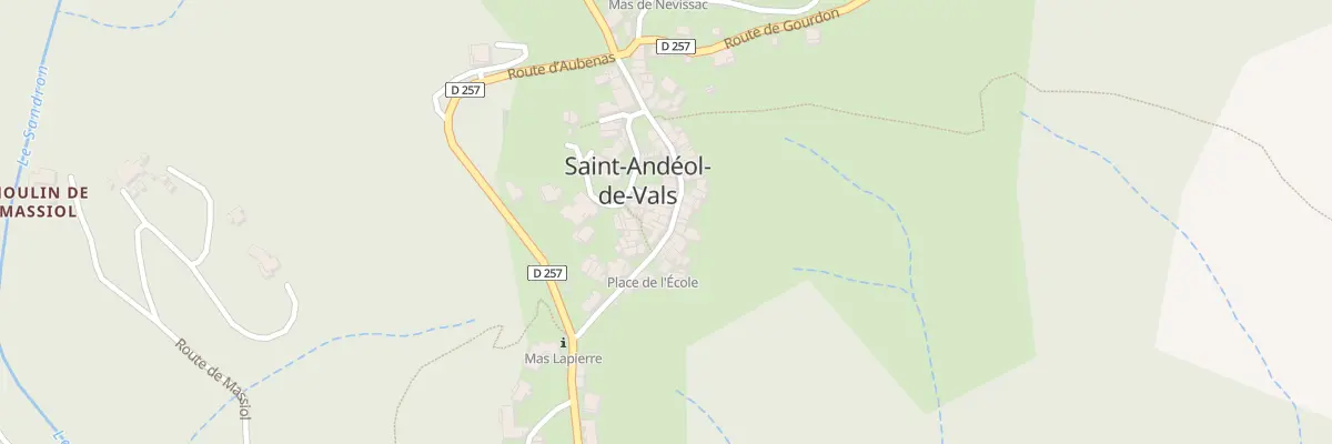 Plan du 20 Rue de Bourlenc à Saint-Andéol-de-Vals