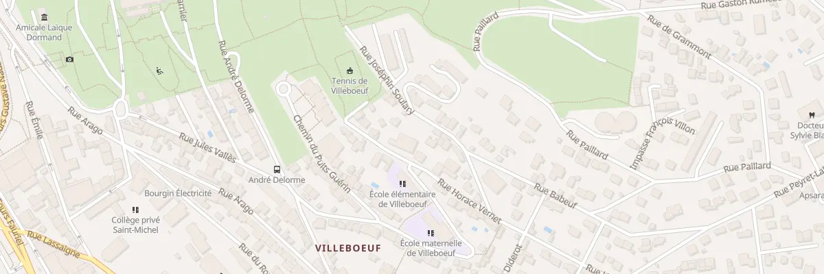 Plan du 11 Rue Horace Vernet à Saint-Étienne