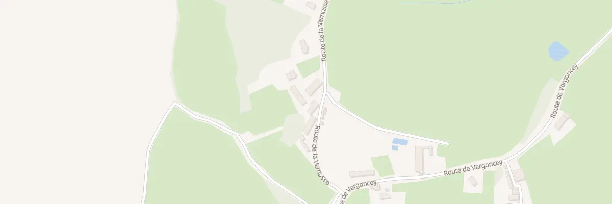 Plan du 5 Rte de la Vernusse à Curgy