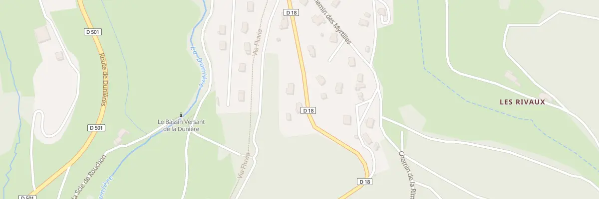 Plan du 18 Rte du Vivarais à Riotord