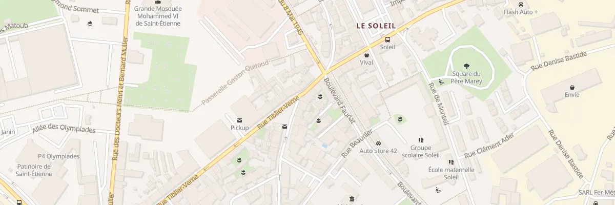 Plan du 54 Rue Louis Soulié à Saint-Étienne