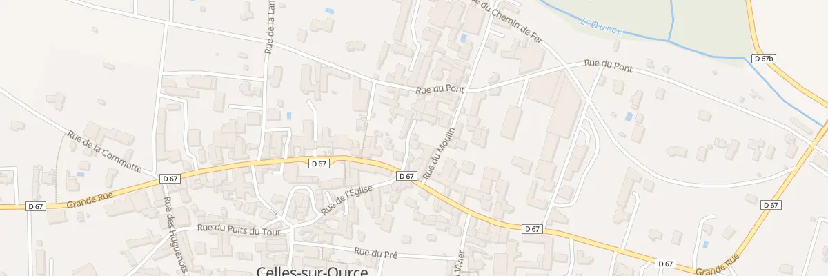 Plan du 44B Gr Grande Rue à Celles-sur-Ource