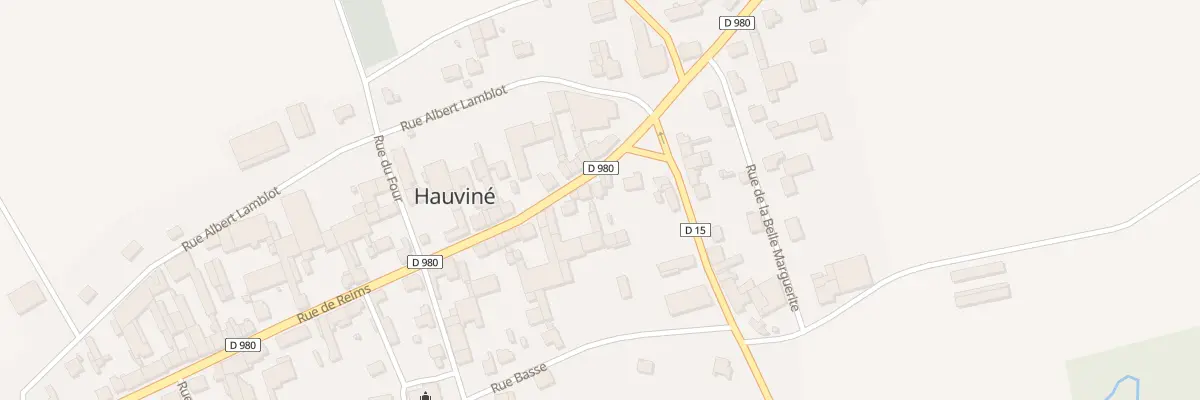 Plan du 13 Rue de Vouziers à Hauviné