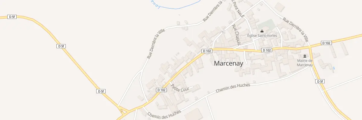 Plan du 17 Rue Principale à Marcenay