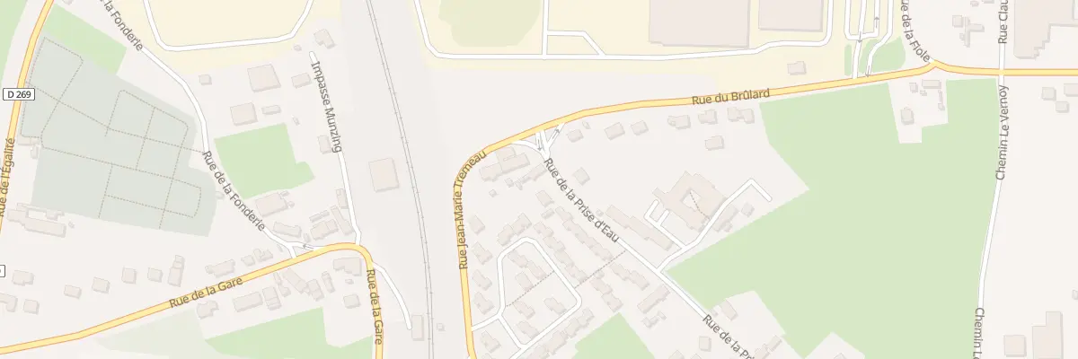 Plan du 2 Rue de la Prise d’Eau à Blanzy