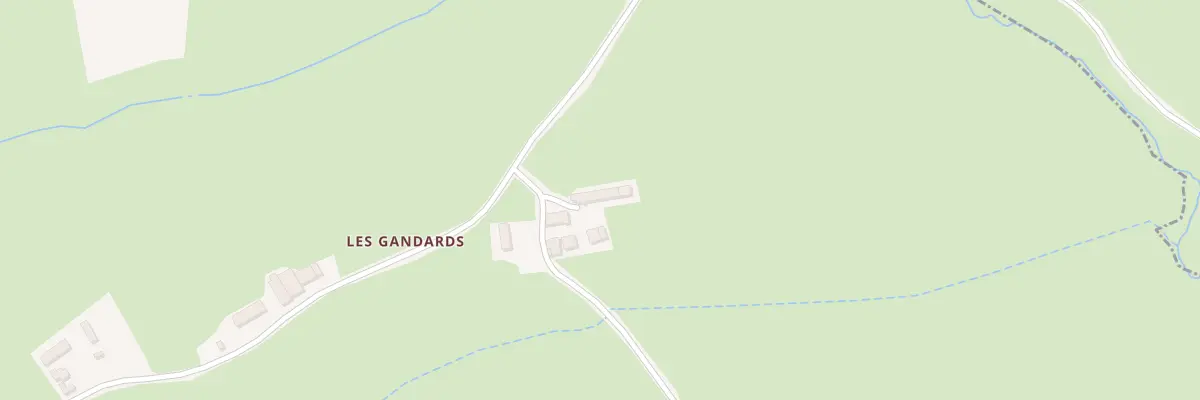Plan du 5007 Les Gandards aux Bizots