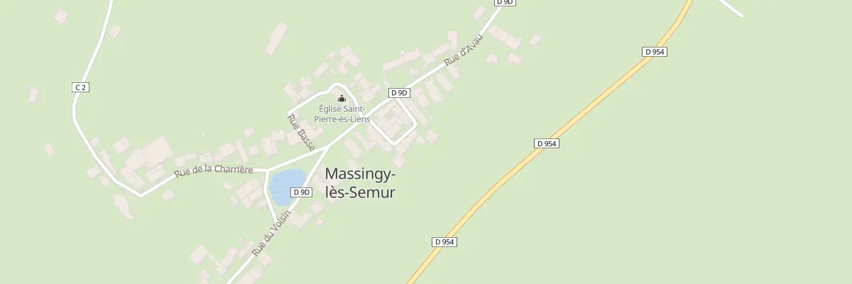 Plan du 8 Rue Haute à Massingy-lès-Semur