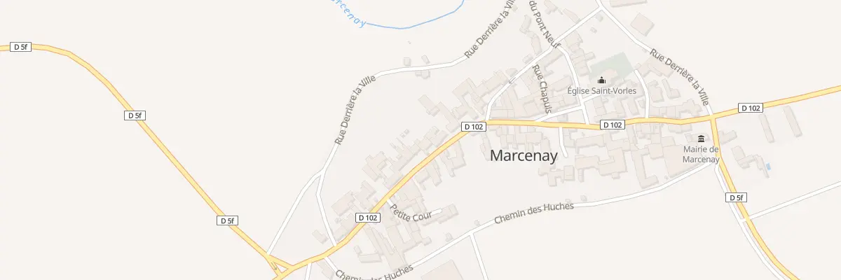 Plan du 19 Rue Principale à Marcenay
