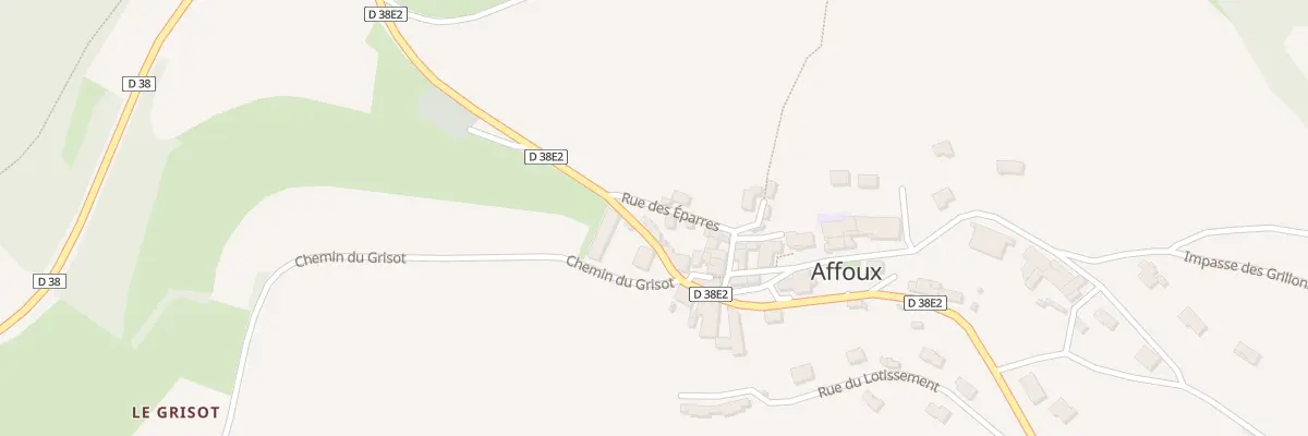 Plan du 5008 Le Bourg à Affoux