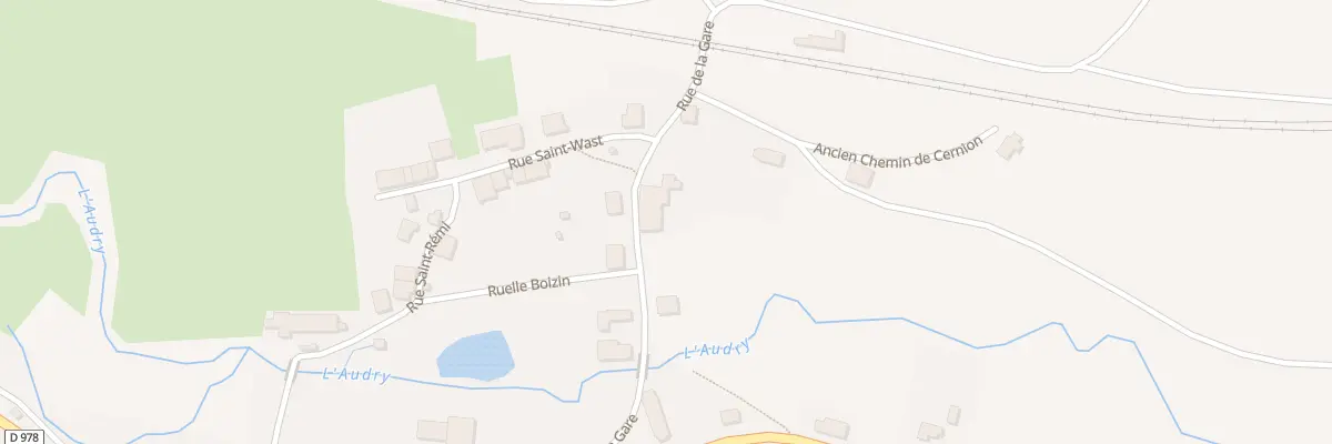 Plan du 4 Rue de la Gare à Logny-Bogny