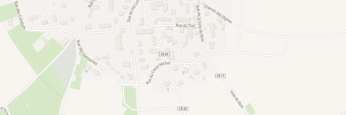 Plan du 6B Rue du Creux Michel à Celles-sur-Ource